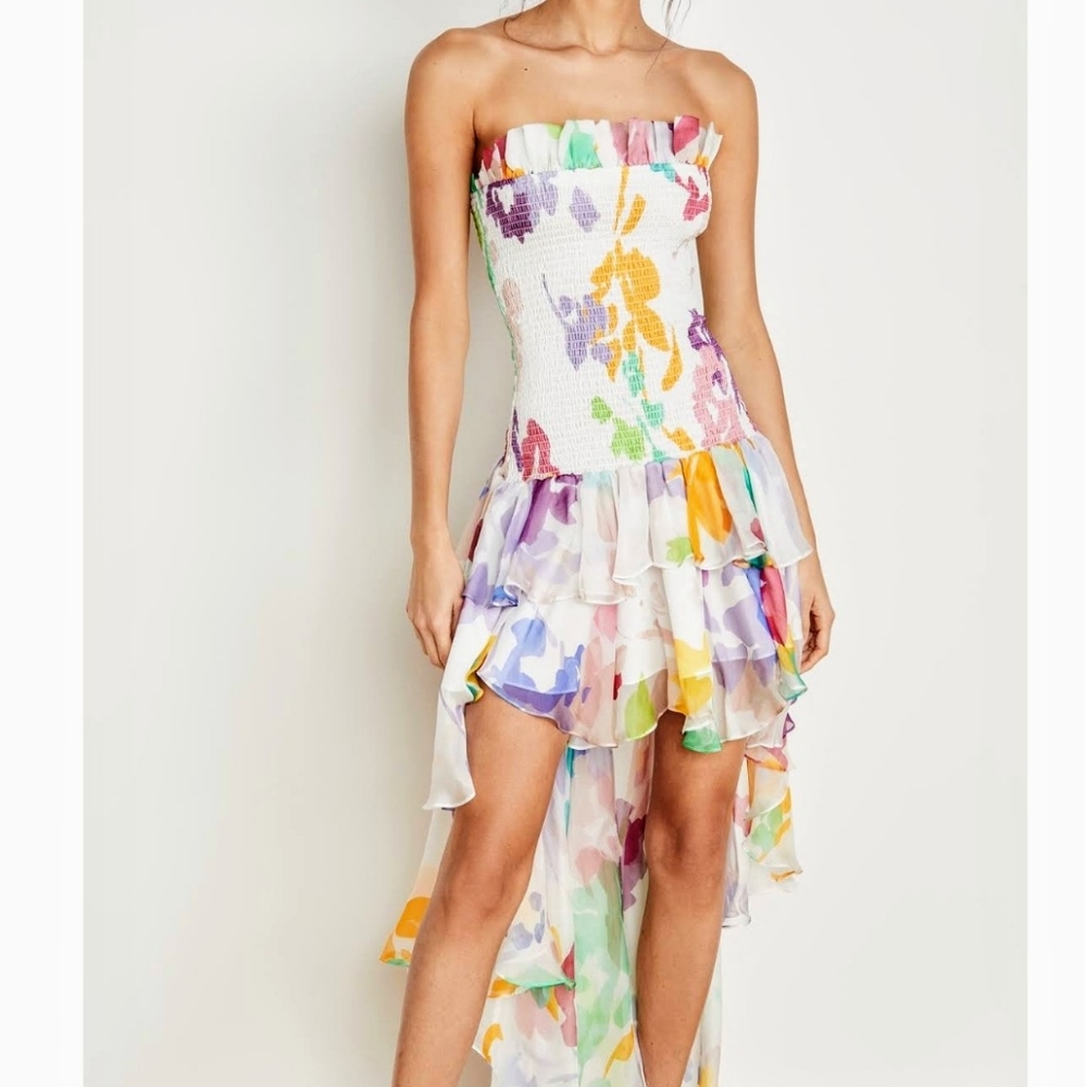 Caroline constas MAGNIFICENT HIGH LOW DRESS